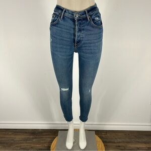 ❤️ GRLFRND KAROLIMA Distressed Blue Skinny Jeans 24x27